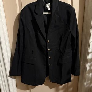 H&M Black Blazer with Gold Buttons